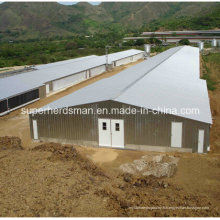 Construction de ferme avicole en structure métallique